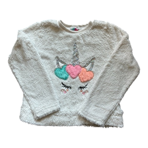 3-Piece set Girls plush cozy pajamas. M, 8
Pants and 2 long sleeve pajama tops - Picture 4 of 8